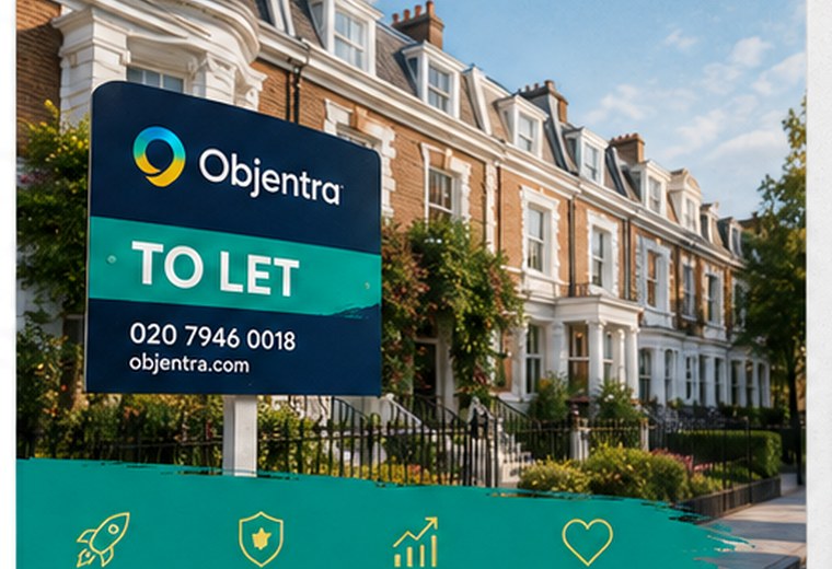 Residential property representing estate agency operations